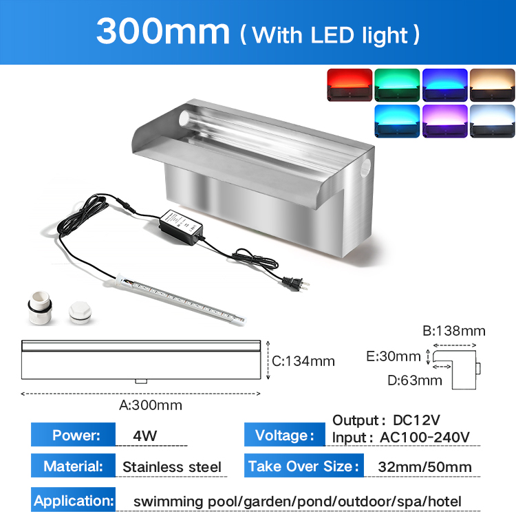 Silver 300mm-4W + Adaptateur
