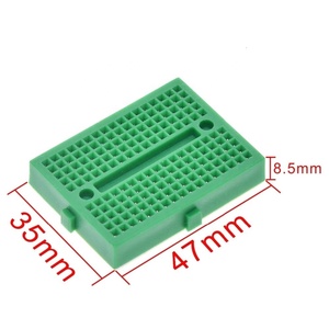 35*47*8,5mm SYB-170 Mini Löt freier Prototyp Experiment Test Bread board 170 Verbindungs punkte für Arduino Diy Kit