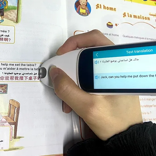 Sprach übersetzungs stift Maschinelles Lernen Digital Touch Read Translator mit Großbild schirm Par lante Intiligente Tradutor De Voz