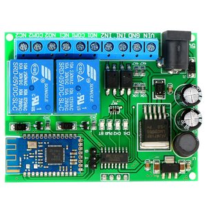 Bluetooth röle modülü, 2 kanal röle Bluetooth modülü akıllı telefon Bluetooth uzaktan kumanda anahtarı
