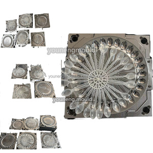 OEM Taizhou <strong>Make</strong> Disposable <strong>Plastic</strong> Cutlery Spoon Spoon Fruit <strong>Fork</strong> <strong>Mould</strong> Factory