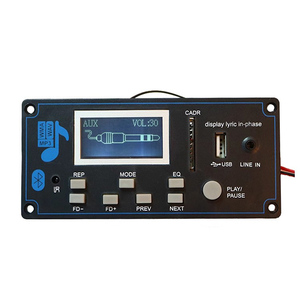MP3-плеер декодер плата 5V-18V Беспроводной 5,0 автомобильный FM-радио модуль поддержка TF USB AUX 3,5 WMA-плеер декодер - Product Image 2