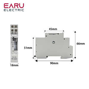 180A 15 minuti Timer meccanico 24 ore programmabile Din rotaia Timer interruttore di tempo relè strumenti di analisi di misurazione nuovo SUL - Product Image 2