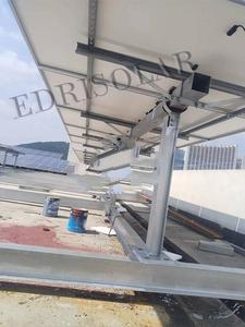 Sistema Tracker pannello solare staffa di tracciamento monoasse per una maggiore efficienza solare