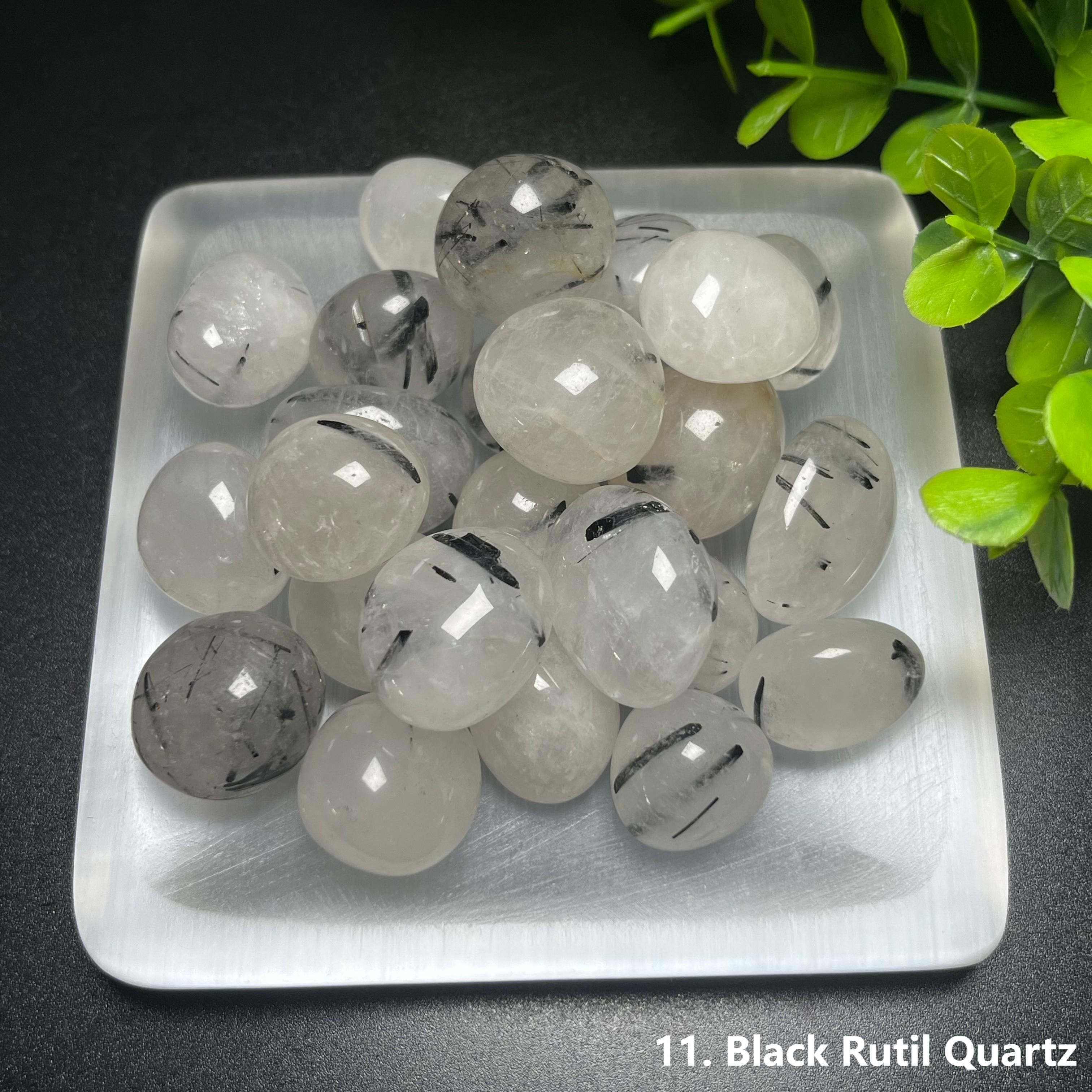 11. Quartz Rutil noir
