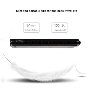 Slim Mini Size Rechargeable Wireless Blue Tooth BT Foldable <strong>Keyboard</strong> for <strong>Android</strong> Windows Ipad - Product Image 5