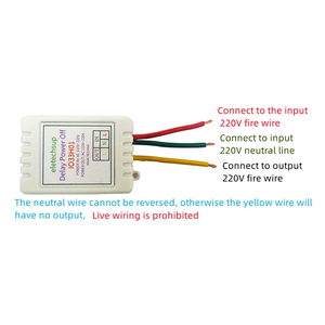 1-480Min Timer regolabile scollo Delay Controller AC 110V 220V Power-ON Delay OFF relè interruttore AC 220V 7A tensione di uscita