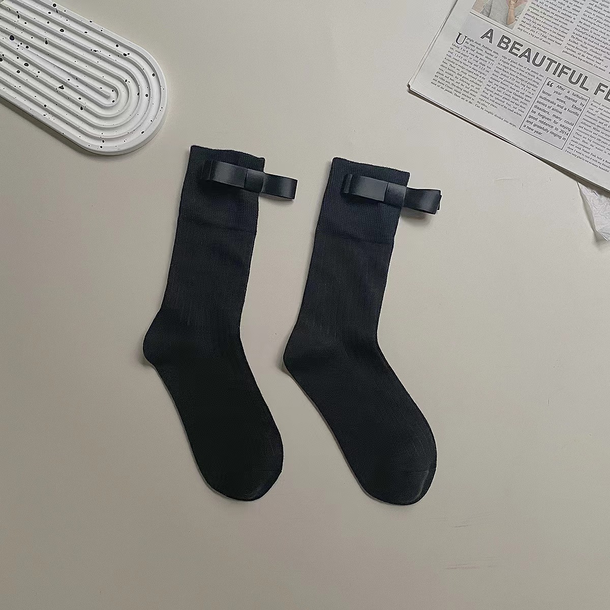 Chaussettes noires-midt