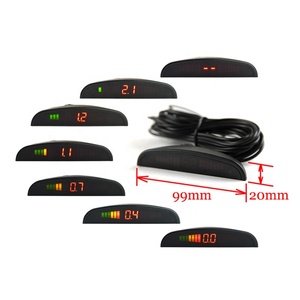 12 Volt Quality Universal Car LED Display Parking <strong>Sensor</strong> System <strong>Reverse</strong> Backup Radar Buzzer Warning Alarm Kit <strong>4</strong> Eyes Waterproof