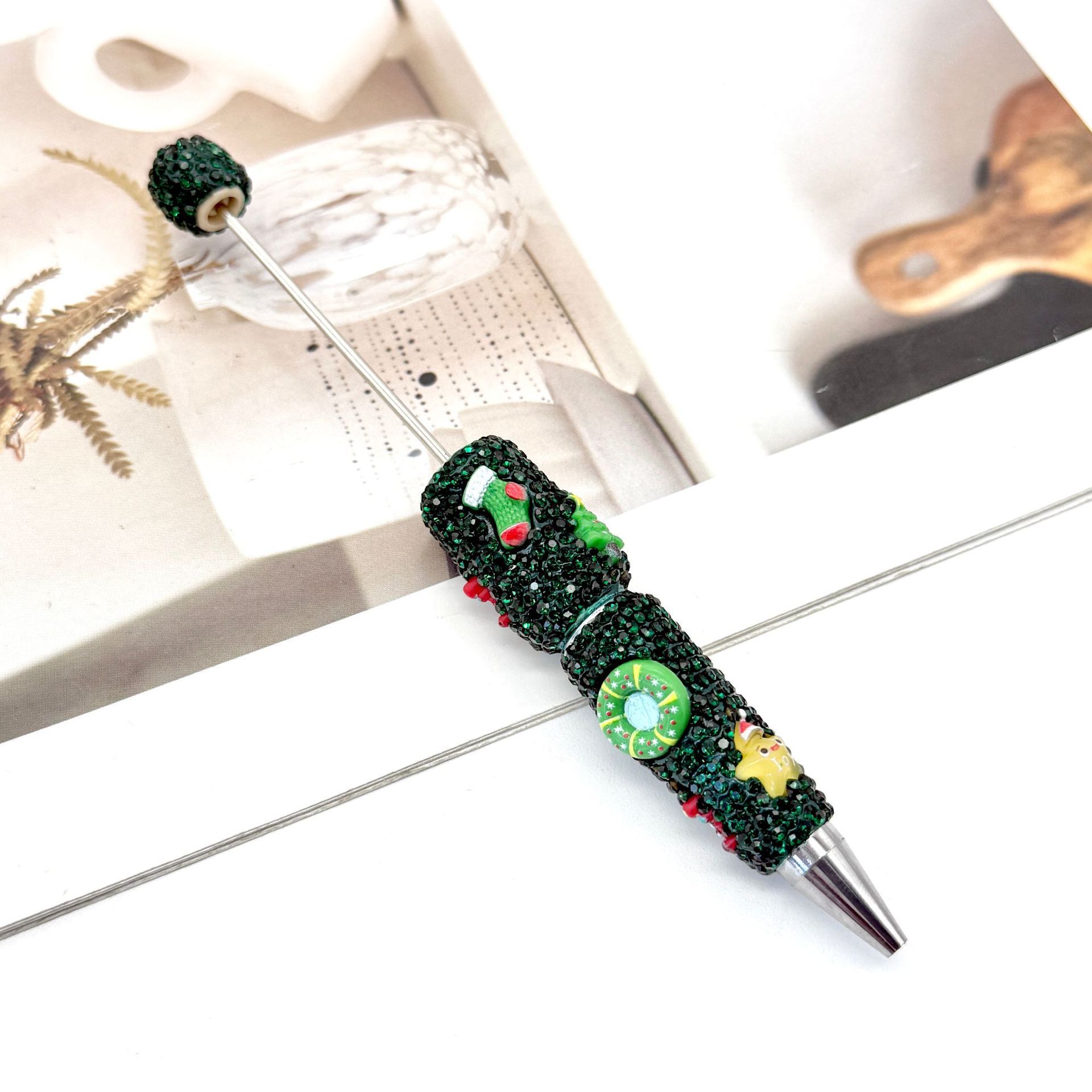 Mezcla y combina-diamante verde-bala tipo 10