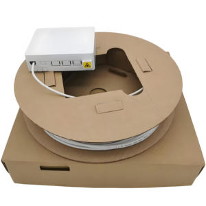 Mini caja de terminales FTTH 86x86mm modelo 1FO 2FO roseta de fibra óptica SC/APC montaje en pared POE 4G 3G GSM GPRS Compatibilidad de red - Product Image 6