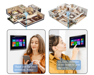 El mejor teléfono móvil Wifi Tuya, desbloqueo remoto, sistema de videoportero inteligente para apartamento, videoportero con pantalla táctil de 10 pulgadas - Product Image 4