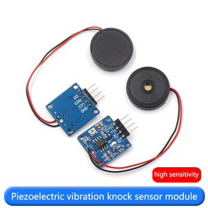 振動センサープログラムデータ付きピエゾ振動ノックセンサーモジュール - Product Image 3