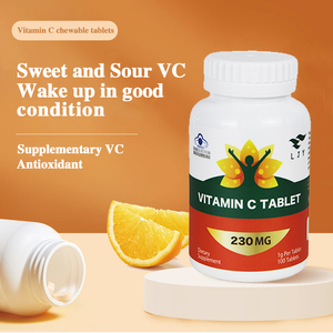 Oem/Odm iyi ürün kalitesi toplu paketi en iyi C vitamini tabletler parlayan cilt için hiçbir yapay tatlandırıcılar C vitamini Oem tabletler fo
