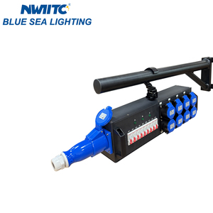 Portable Mini Power Distributor 9 Road Waterproof 16A <strong>Output</strong> &amp; 16A 3pin <strong>Input</strong> for Various Applications - Product Image 3