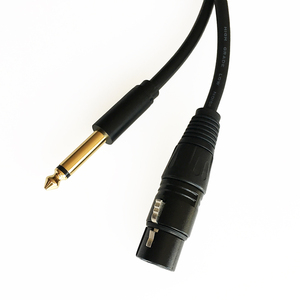 <span class=keywords><strong>6</strong></span>.<span class=keywords><strong>35mm</strong></span> (1/4 inç) TS Mono Erkek Fiş XLR 3PIN <span class=keywords><strong>jack</strong></span> konnektörü Dişi MIKROFON Balanssız ara bağlantı Mikrofon Kablosu