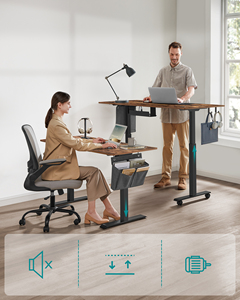 VASAGLE Höhen verstellbare elektrische Schreibtisch-Speicher funktion mit 4 Höhen Stehpult Ergonomischer Gaming-Desktop-Computer tisch - Product Image 3