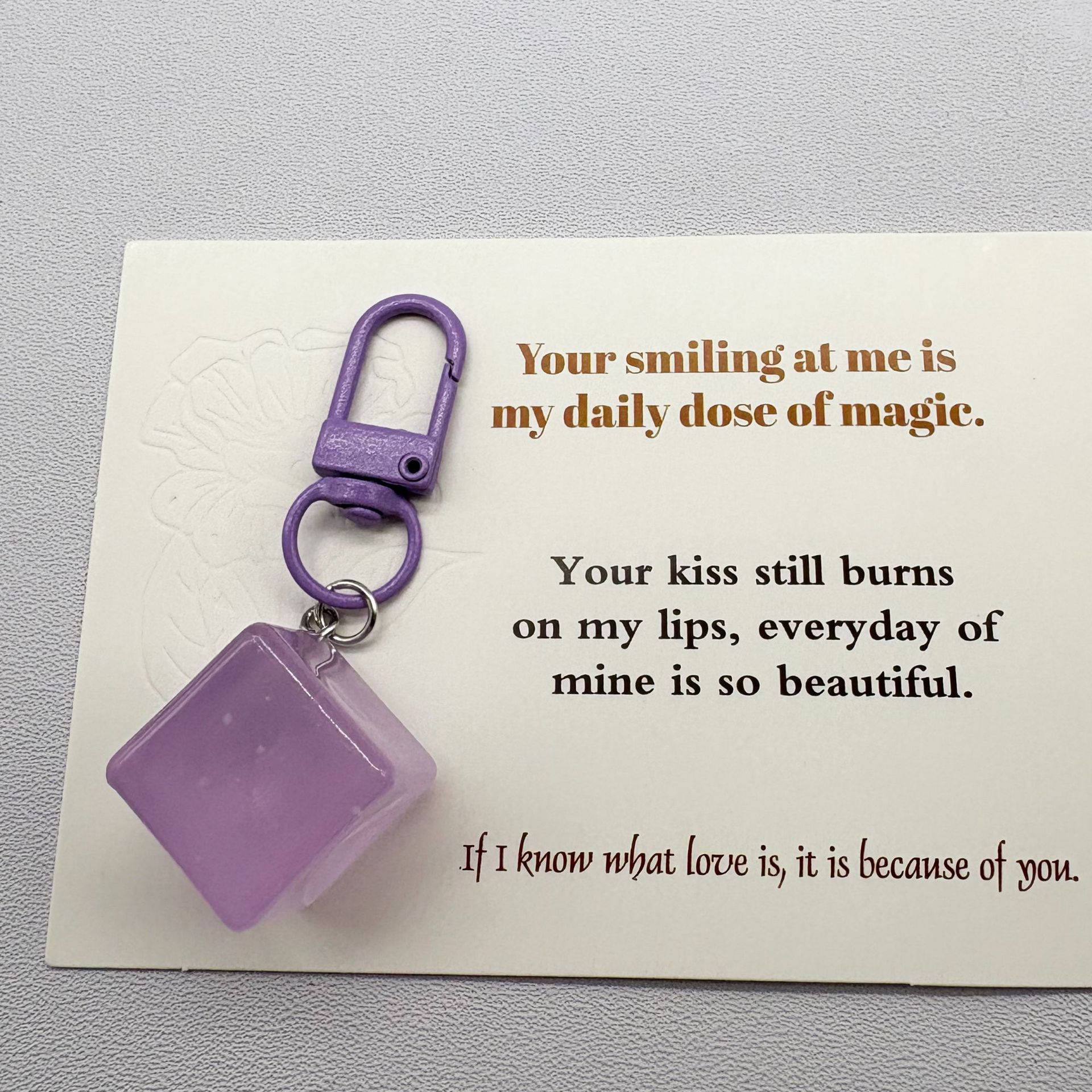 colorful With keychain, purple
