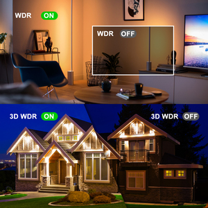 4K IP fotocamera Bullet Smart Dual Light AI Motion Detection costruito nel microfono IR visione notturna IP66 telecamera per esterni H265 + - Product Image 5
