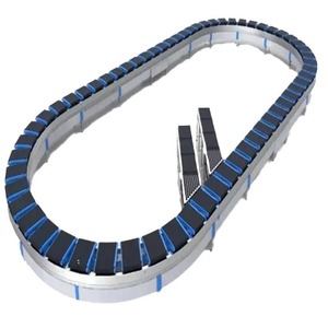 Huayuan Logistics E-Commerce Parcel Sorting <strong>Conveyor</strong> <strong>System</strong> Ring Cross Belt Machine for Sorting Packages