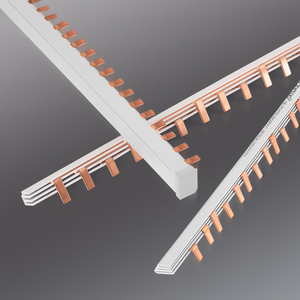 4P Pin tipo scatola di distribuzione in rame Busbar interruttore di circuito MCB connettore Busbar collegamento circuito interruttore - Product Image 5