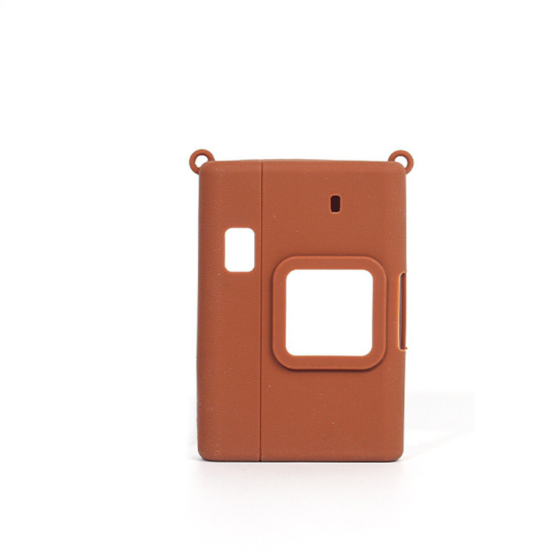 Miniliplay+ étui en silicone-marron clair-sac à fermeture éclair