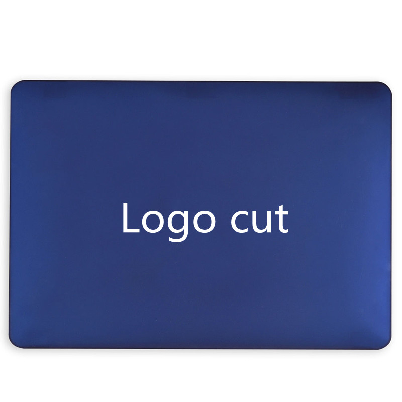 Bleu Pivoine avec découpe logo