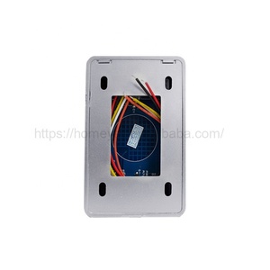 Mini pulsante di uscita della porta in plastica bianca per il controllo degli accessi forma lunga 12V Touch exit pulsante appartamento interruttore di rilascio usato - Product Image 4