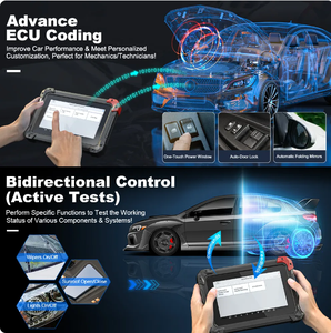 OBD2-Diagnosewerkzeug XTOOL EZ400 Pro ECU-Codierung Aktiver Test OE Vollsystem-Scan-Tool Schlüssel programmierung Öl-Reset 31 Reset-Service - Product Image 3