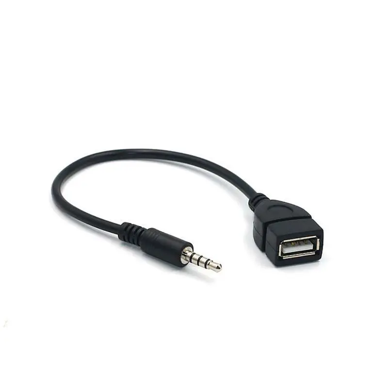 Cantell Giắc Cắm AUX Âm Thanh Đực 3.5Mm Sang USB 2.0 Cáp Chuyển Đổi OTG Cái 20CM