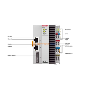 Beckhoff EtherCAT Terminal EK9020 <strong>Modbus</strong> TCP/UDP Bus Coupler