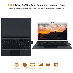 Tableta 2 en 1, con teclado de alta calidad, 12 pulgadas, 4G/ 64GB, Tarjeta sim 4G, pantalla FHD 1920x1200, pc - Product Image 2