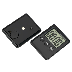 2025 sveglia quadrata grande schermo digitale LCD con magnete Count up conto alla rovescia sottile semplice moda cucina Timer di cottura - Product Image 5