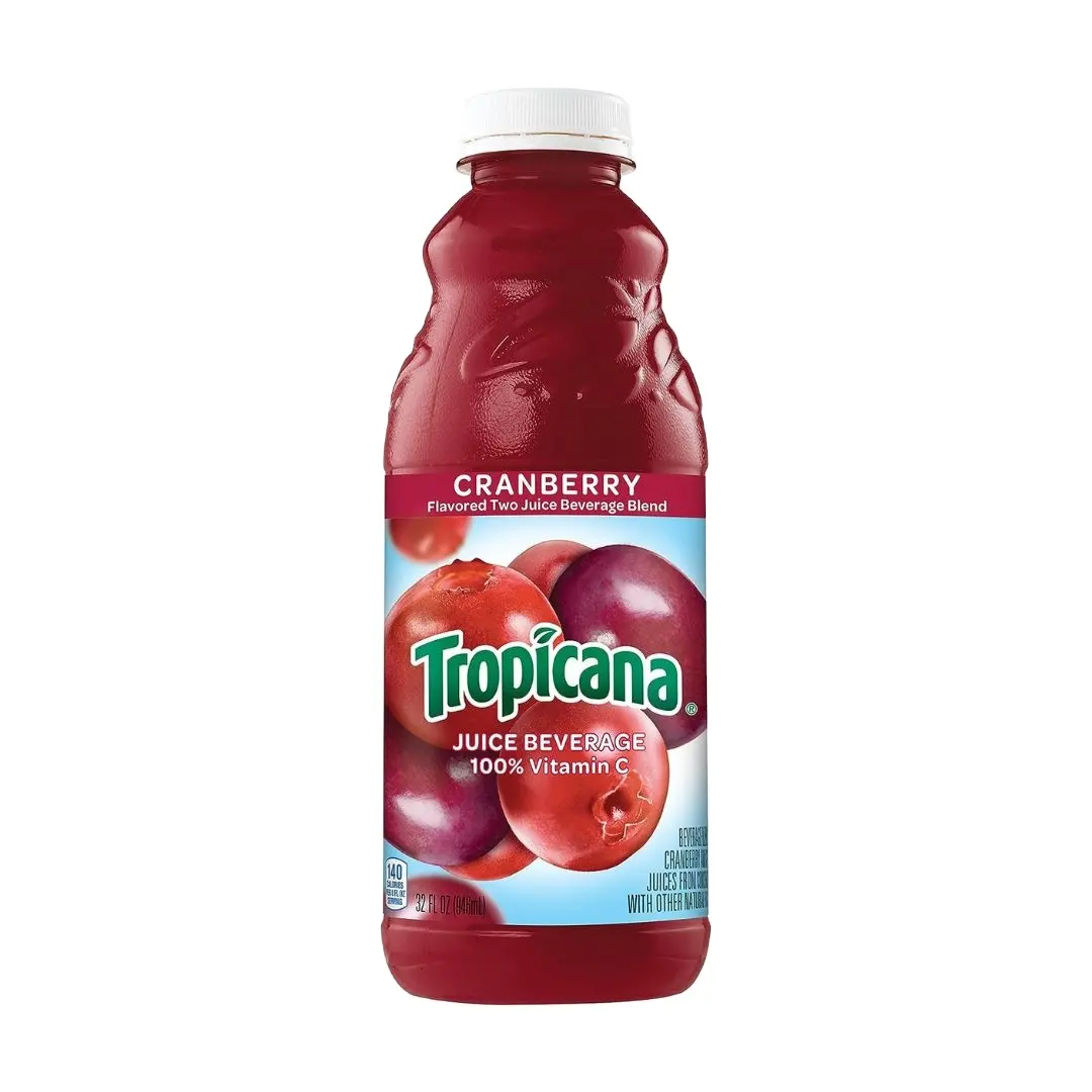 Tropicana succo di mirtillo rosso bevanda bottiglie di plastica da 32 once (confezione da 12)