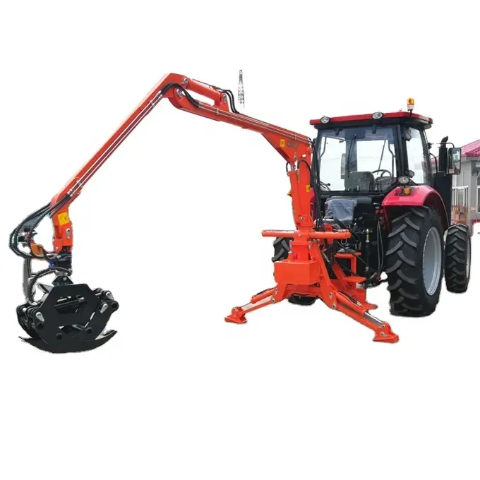 Novo e melhor!! Log Crane 3-Point Hitched Mount Tractor no Canadá/EUA/Brasil