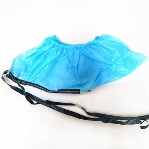 ESD bảo vệ chống tĩnh giày bao gồm dẫn điện không dệt booties cho cleanrooms PE Chất liệu bộ phim kéo dài thổi đúc quần áo - Product Image 2