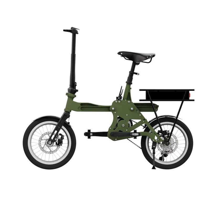 دراجة قابلة للطي مع جسم قابل للانزلاق ومقاسات تناسب حجم الجسم مصممة للركوب الخفيف