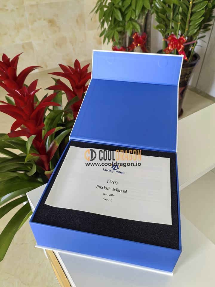 Lucky Mini Server LV07 1T H Rate with 28W Power Consumption Solo Lottery Server LV07 BOX with Power Supply Unit