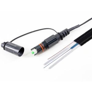 Высокопроизводительный кабель FTTH, затвердевший водонепроницаемый корпус Opti-tap SC/APC Одномодовый предварительно соединенный патч-корд - Product Image 1