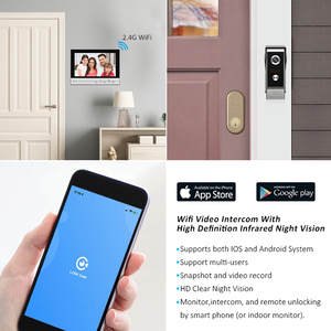 9-Zoll-WIFI-Video-Türsprechanlage Gegensprechanlage Tuya Smart Türklingel kamera APP-Fernbedienung Home Door Bell Entry System für Villa - Product Image 3