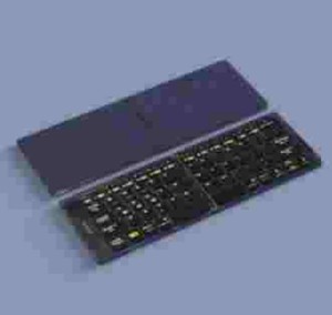 Mini teclado de tijera inalámbrico ergonómico de 65 teclas, Interfaz de ordenador plegable USB para proyección de estilo inglés de Windows