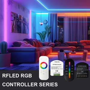 Feican FC 040 8คีย์ DC12v 24V RGB RF ควบคุมนำ RBB ควบคุมด้วยรีโมทแบบสัมผัส - Product Image 6
