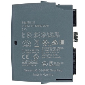 6ES7131-6BF00-0CA0 alta caratteristica SIMATIC ET 200SP, modulo di ingresso digitale PLC modulo di ingresso digitale PLC sicurezza di isolamento digitale - Product Image 5