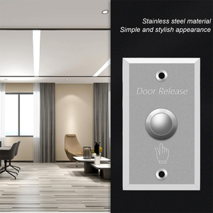 Sistema di controllo accessi interruttore porta in alluminio metallo pulsante di rilascio pulsante di uscita - Product Image 3