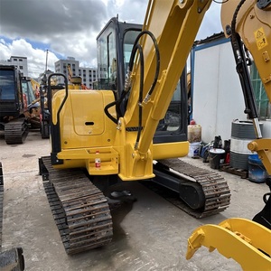 Stokta düşük yakıt tüketimi motor ve pompa çekirdek bileşenleri ile kullanılan Komatsu PC56 paletli ekskavatör 5.6 Ton Mini kepçe - Product Image 3