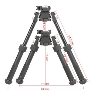 Adjustable V8 Tactical <strong>Bipod</strong> with 360 Degree Rotating Foldable with 11mm/20mm <strong>Mount</strong> Rotatable <strong>Bipod</strong> - Product Image 1