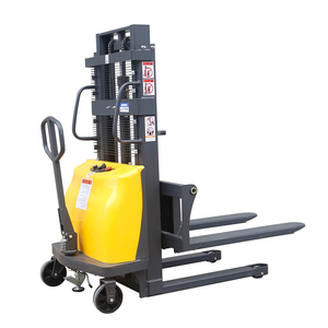 Apilador de paletas de plataforma de carga lateral todo terreno barato con altura de elevación de 3500Mm 1T 1,5 T apilador semieléctrico - Product Image 3