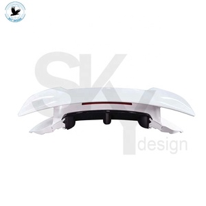 Carrera 992 yükseltme Aerokit AC karbon fiber rüzgarlık Porsche 992 için targa carrera4 4S arka bagaj kanat spoiler kiti - Product Image 5