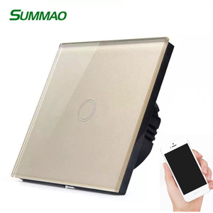 Tuya Wifi akıllı anahtar tek 240v için abd standart akıllı ev sistemi altın rengi maks. Voltaj 16a maks. Akım Apple uyumlu - Product Image 4