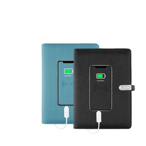 2024 Set di regali di fascia alta per Power Bank Smart Notebook per Business personalizzati in pelle Notebook per tutti i giorni calcolatrice Smart Notepad con disco USB - Product Image 1